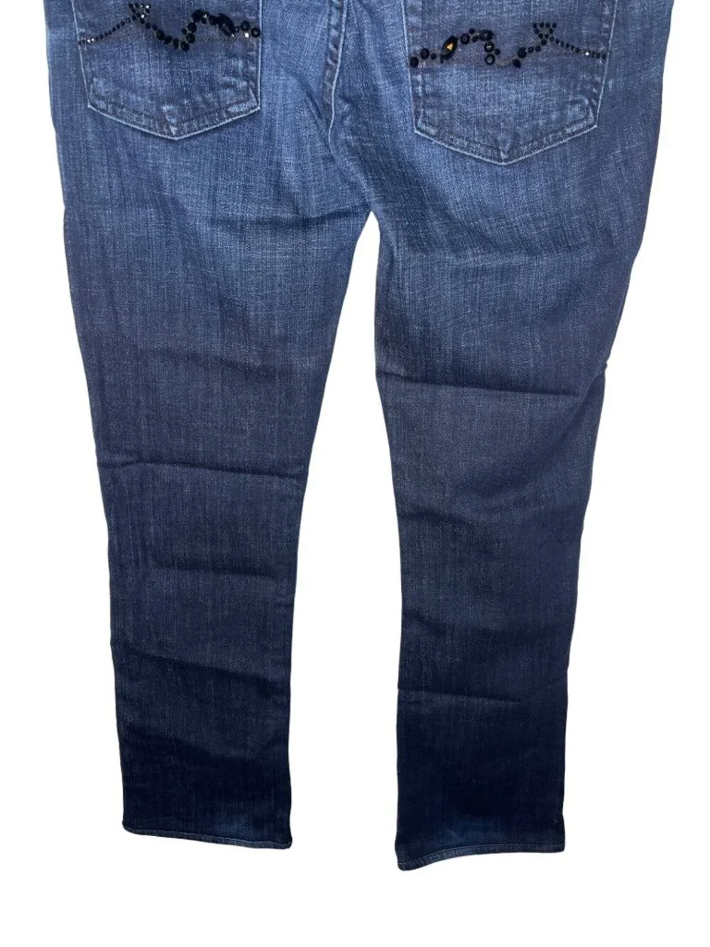 7 For All Mankind Women Size 28 Bootcut Jeans Blue Denim Stretch - Picture 8 of 12